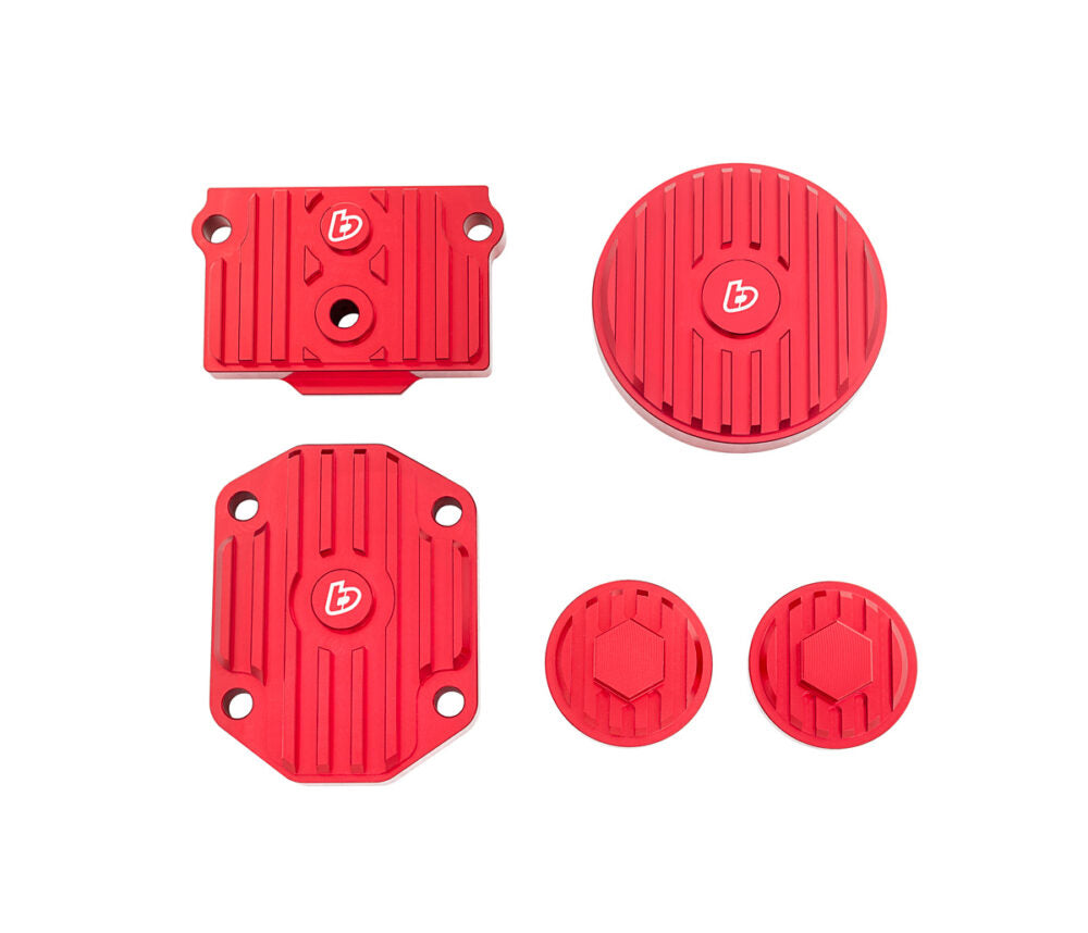 TB Billet Head Cover Set, Red – Honda 50cc & 70cc 82+