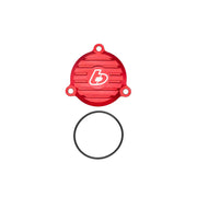 TB Billet Oil Filter Cover – KLX140 - Red