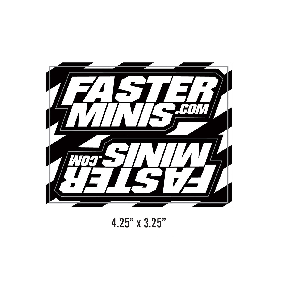 Faster Minis Sticker Sheet - 2 Pack