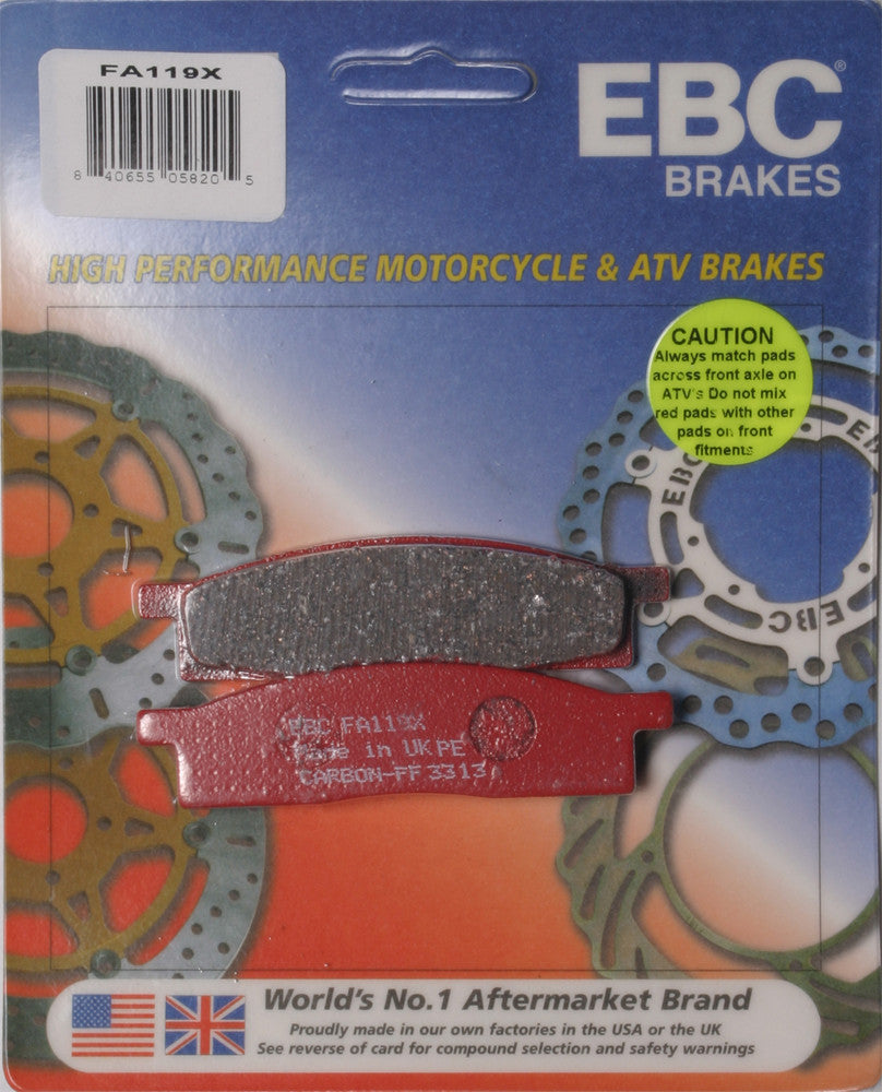 EBC Long-Life Sintered "R" Brake Pads