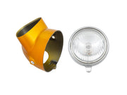 Gold CT70 Headlight bucket and bulb