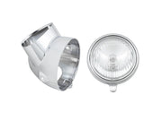 Chrome CT70 Headlight bucket and bulb