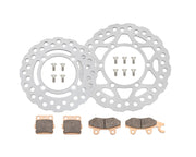 TB Brake Pad & Rotor Kit, Front & Rear – KLX140 R&L Models only