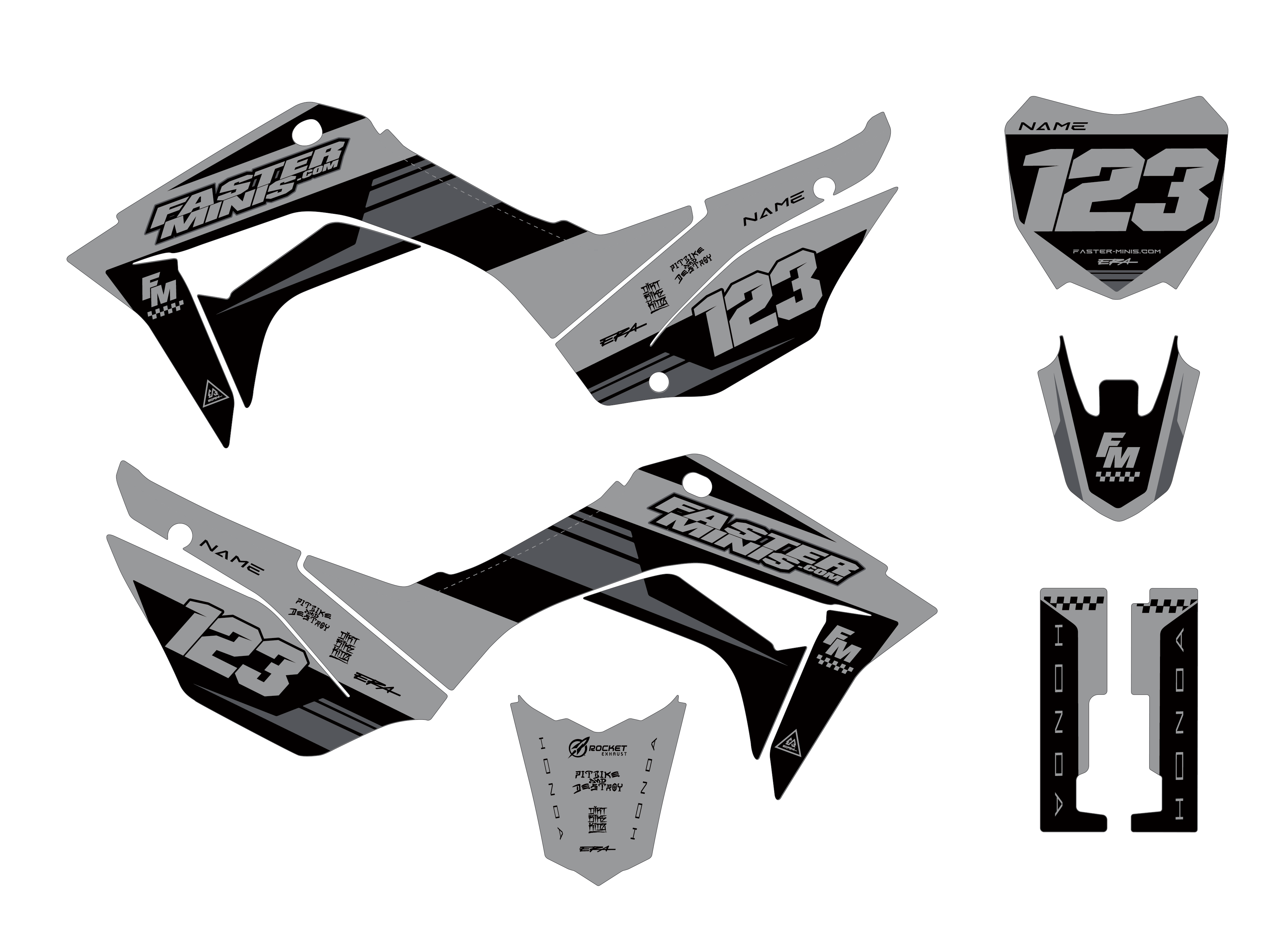 Faster minis crf110 hotsell