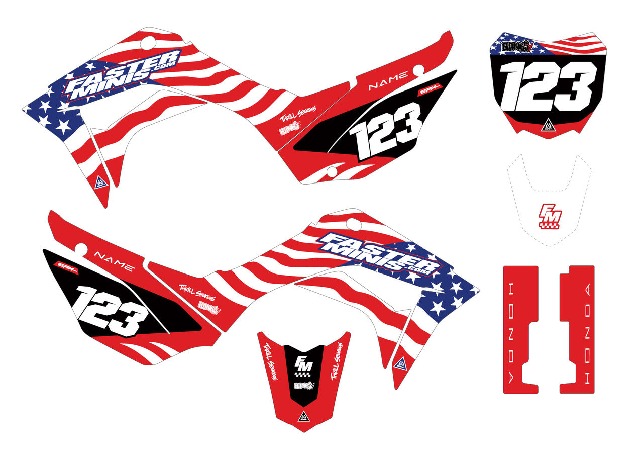 "Banksy Edition" Graphics Kit - 19+ CRF110