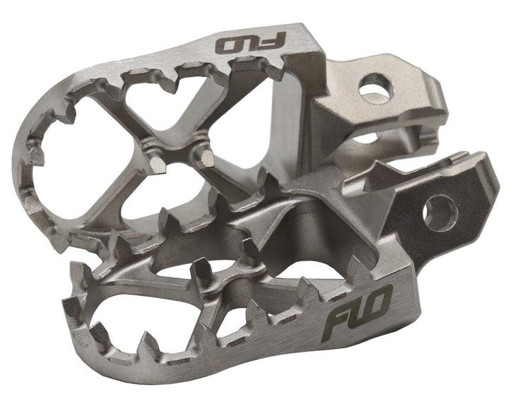 FLO Motorsports Stainless Steel Foot Pegs - CRF150