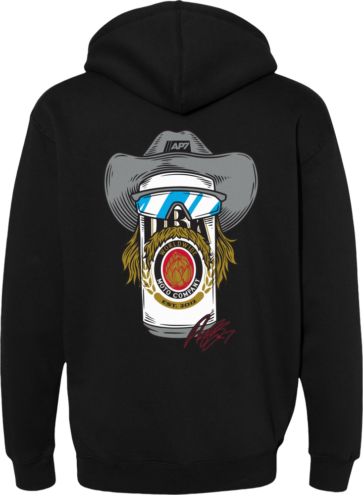 DBK Stache Mullet Moto Hoodie