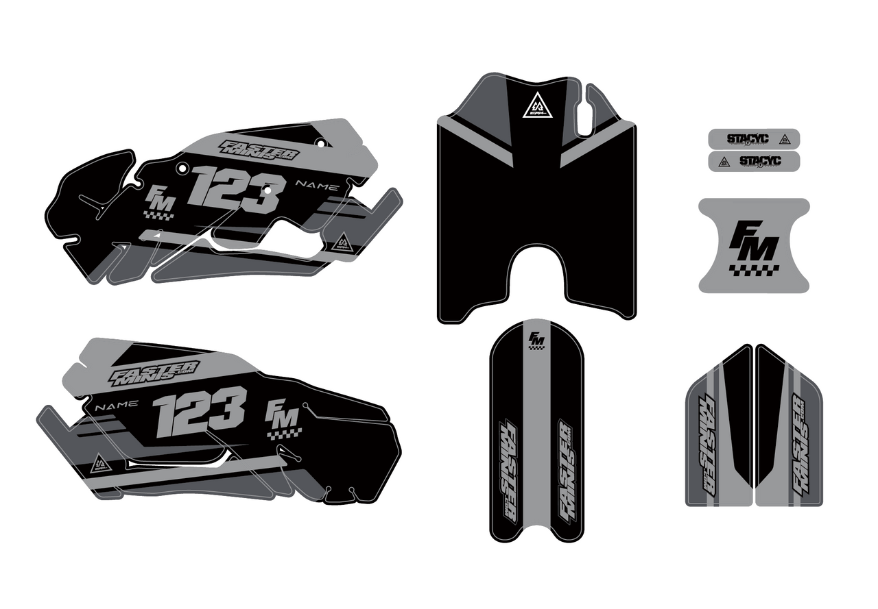 FM Race Graphic Kit - Stacyc