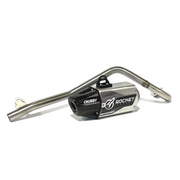 Rocket Chubby Full Exhaust System – 19+ CRF110 - Raw Silver