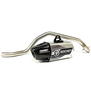 Rocket Chubby Full Exhaust System – KLX110 - Raw Silver