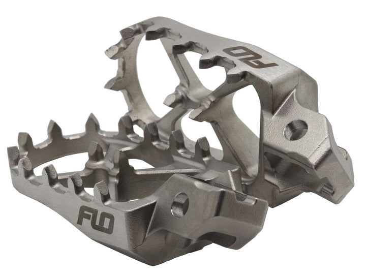 FLO Motorsports Stainless Steel Foot Pegs - CRF150