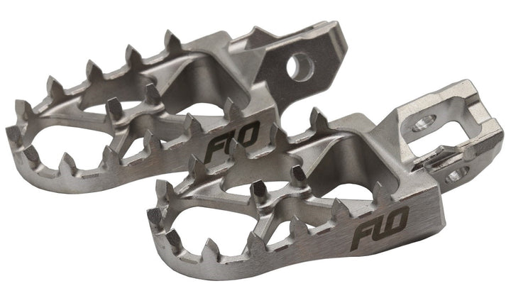 FLO Motorsports Stainless Steel Foot Pegs - CRF150