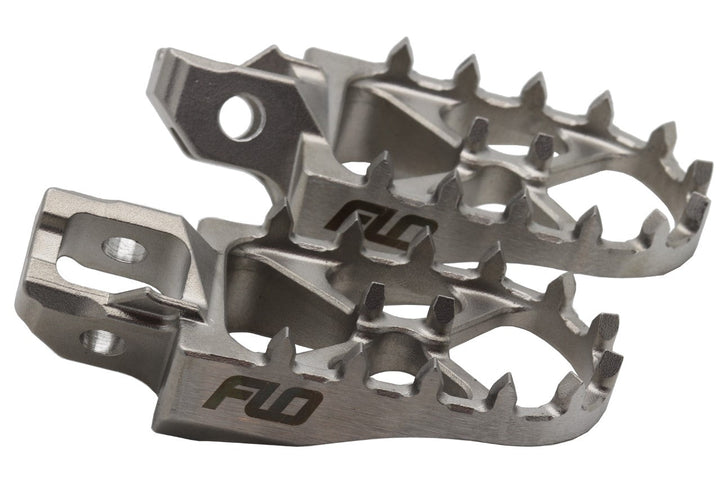 FLO Motorsports Stainless Steel Foot Pegs - CRF150