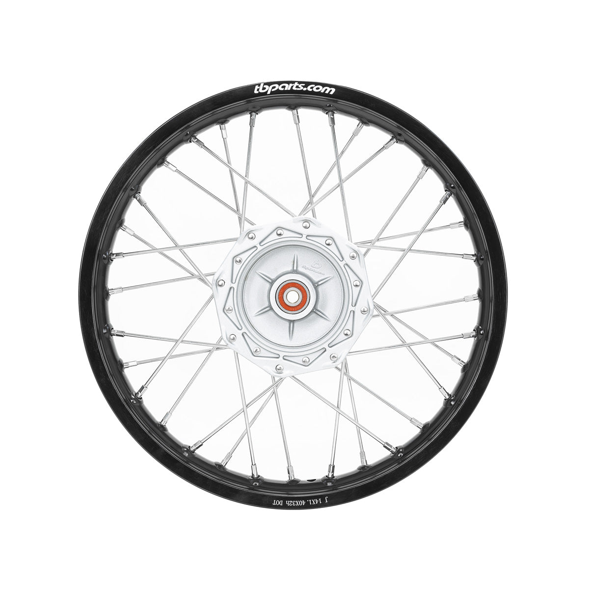 TB Complete Front Wheel Assembly - KLX110