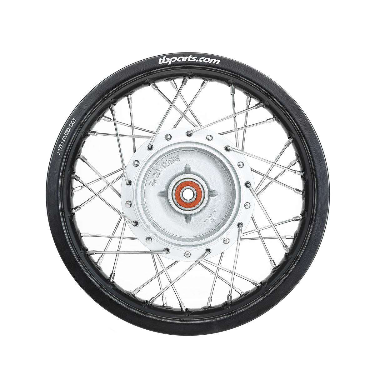 TB Complete Rear Wheel Assembly - KLX110