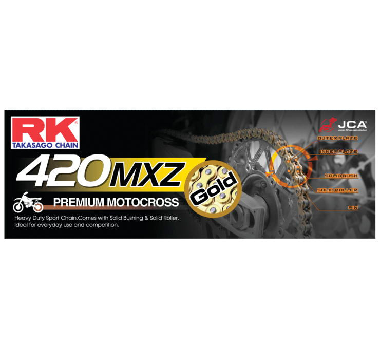 RK Heavy-Duty 420MXZ Chain-Gold