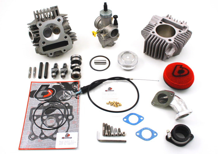 Trail Bikes 184cc Bore Kit Race Head V2 and 28mm Carb Kit for GPX/YX160