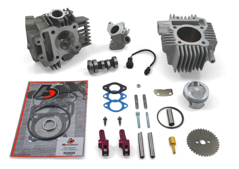 TB 143cc Bore Kit, Race Head V2, and Intake Manifold Kit - Z125
