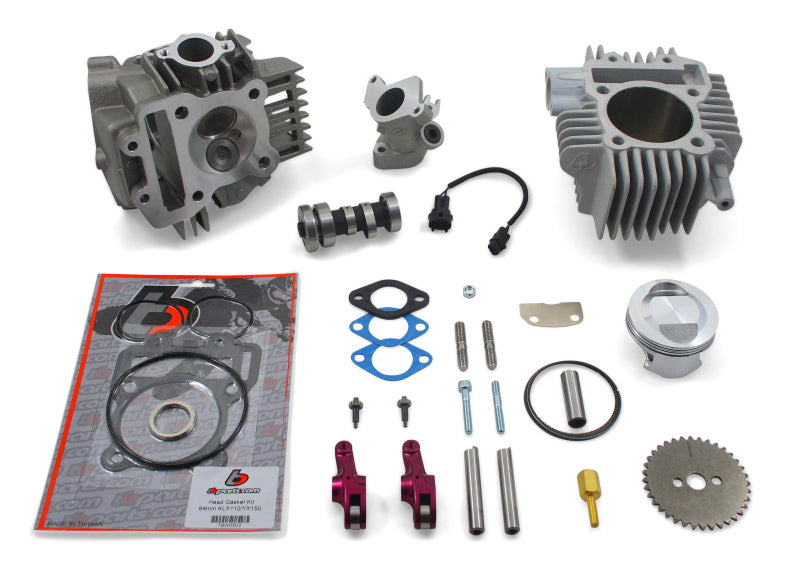 TB 165cc Bore Kit, Race Head V2, and Intake Manifold Kit - Z125