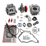 Trail Bikes 143cc Bore Kit V2 Roller Rocker Race Head and VM26mm Carb Kit