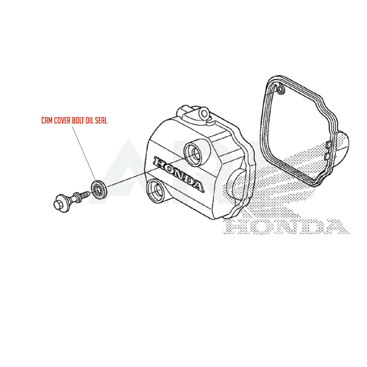 Cam Cover Bolt Oil Seal - CRF110