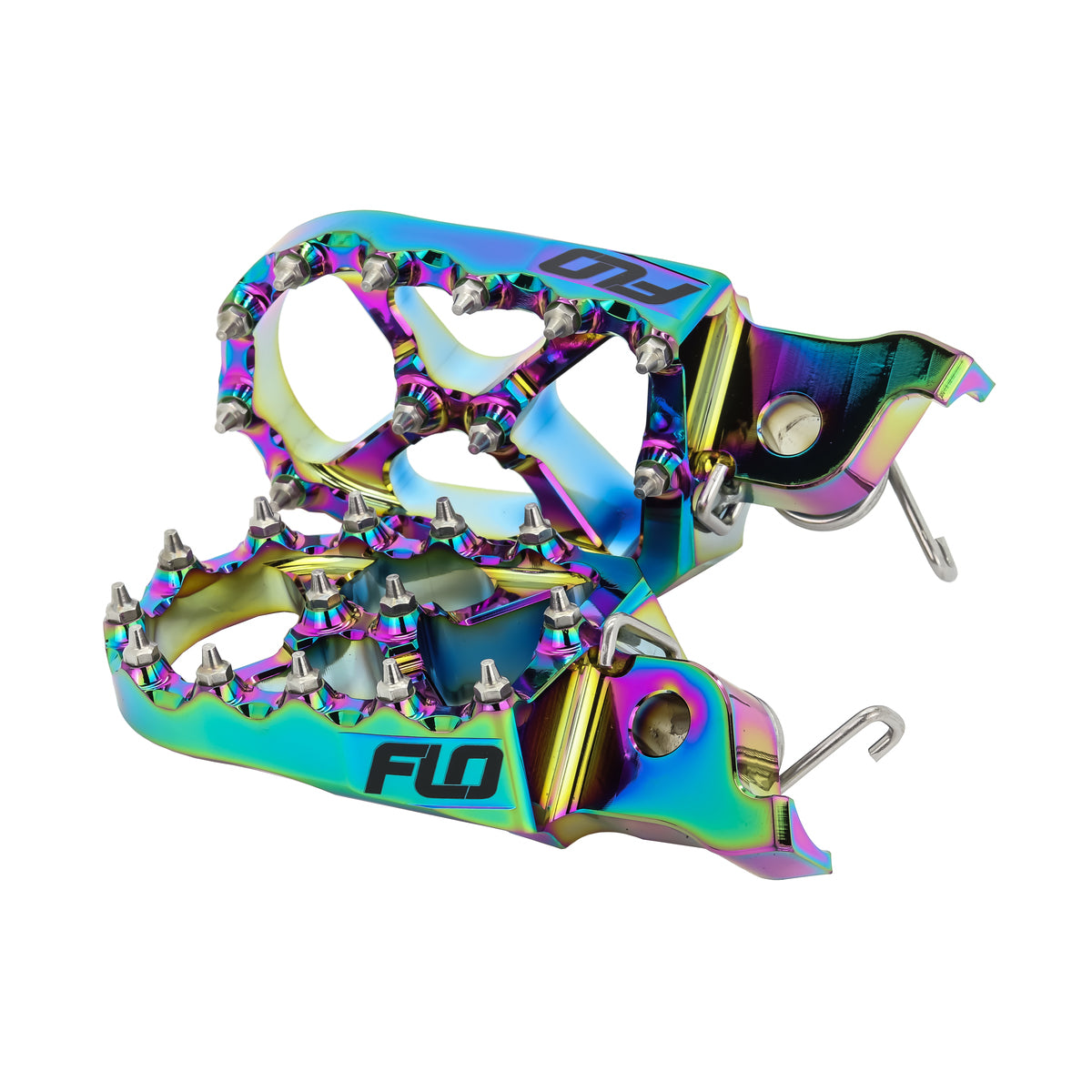 Flo Pro Series Foot Pegs (Stock Pegbars)