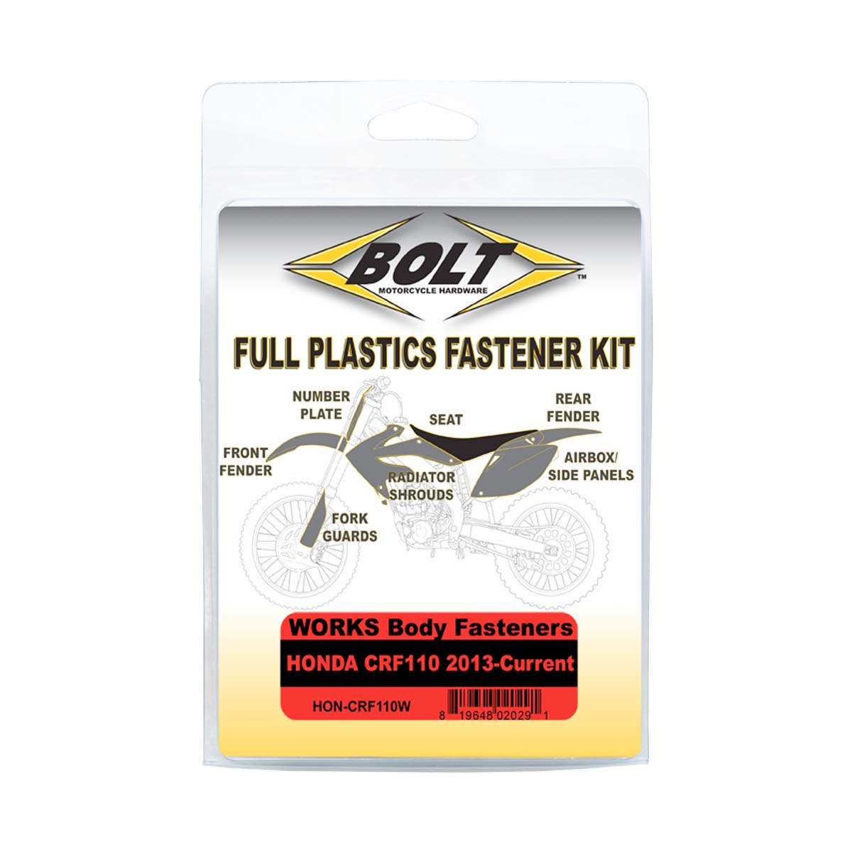 Bolt WORKS Body Fasteners - CRF110