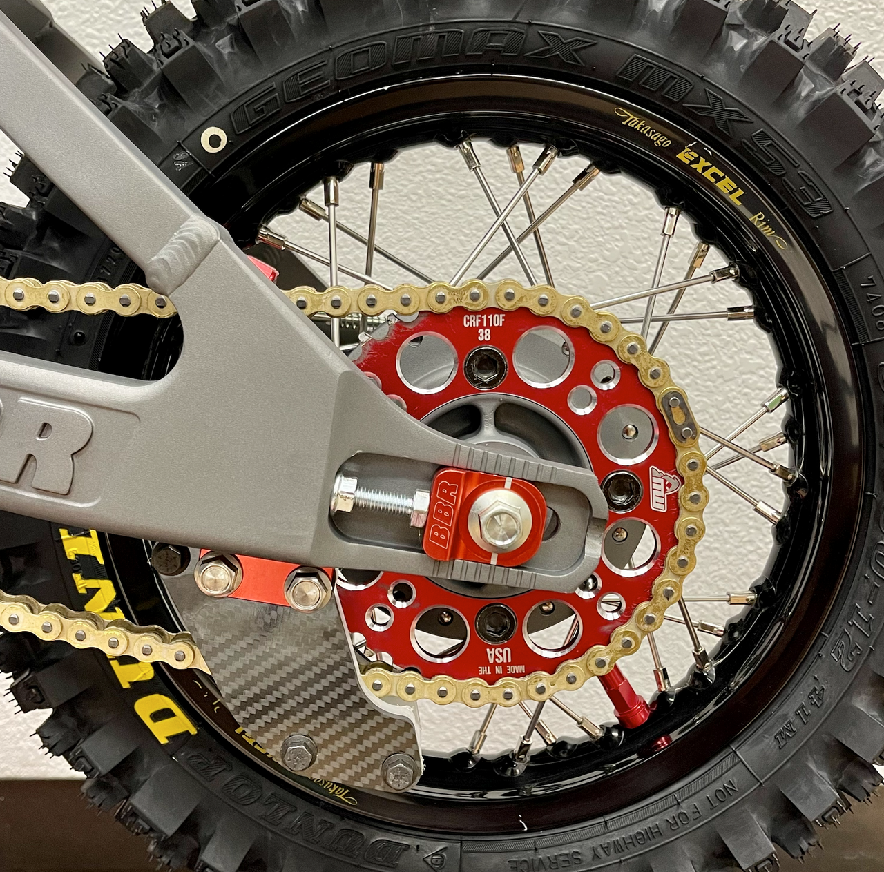 P3 Carbon Fiber Chain Guide - BBR Swingarm