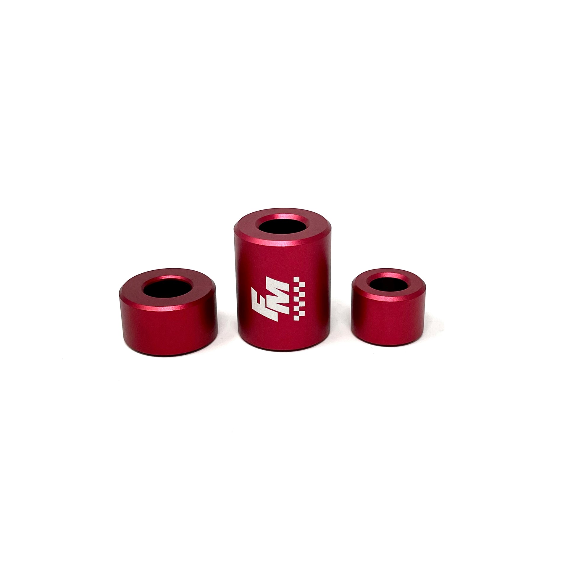 FM KLX110 Wheel Spacers - Red