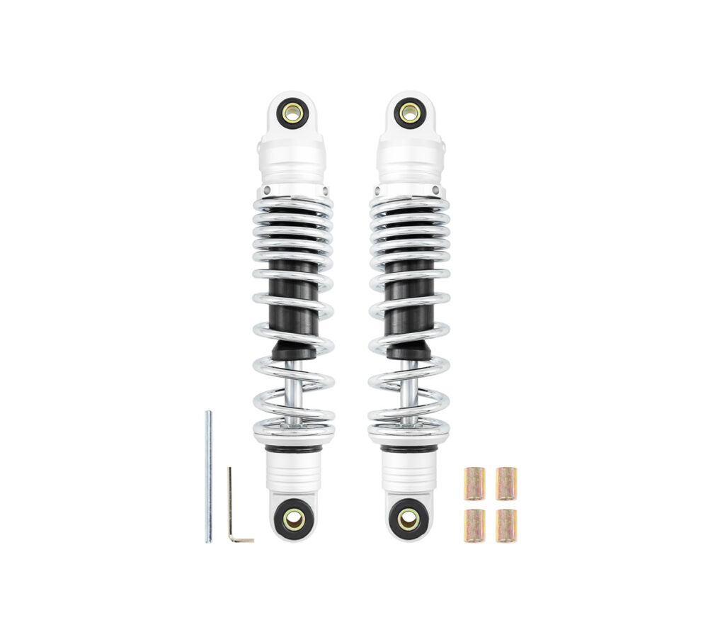 TB Rear Shock Set – 280mm Chrome