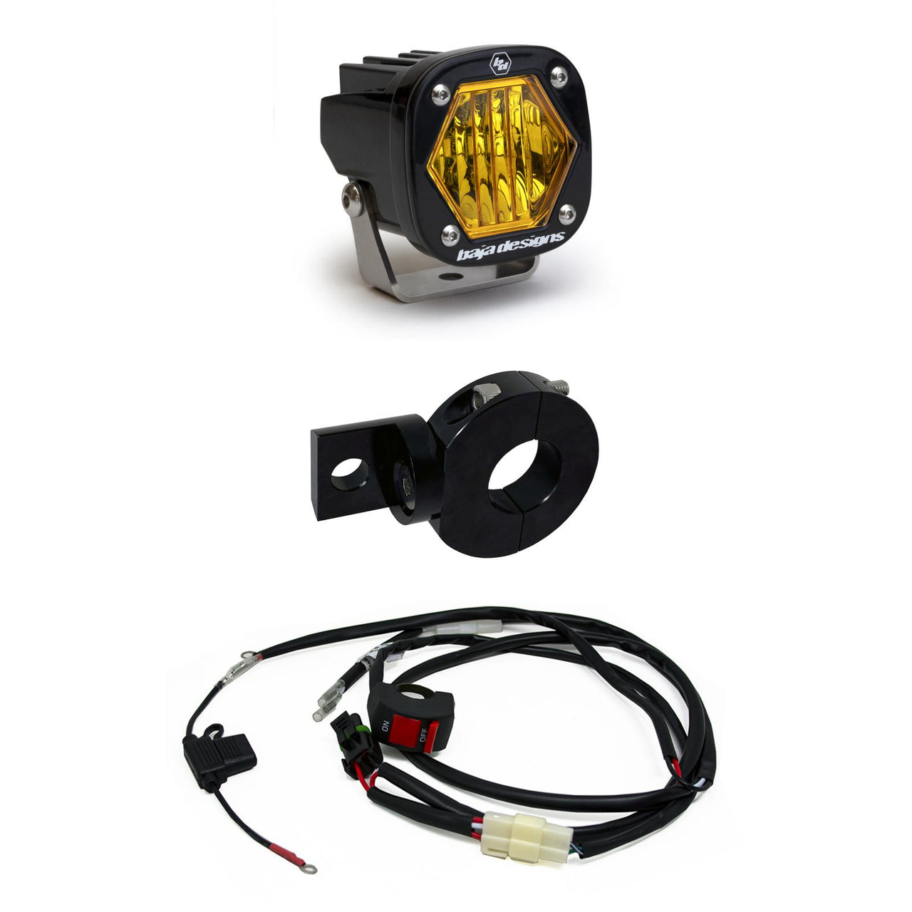 Baja Designs Pit Bike S1 Auxiliary Light Kit - Universal