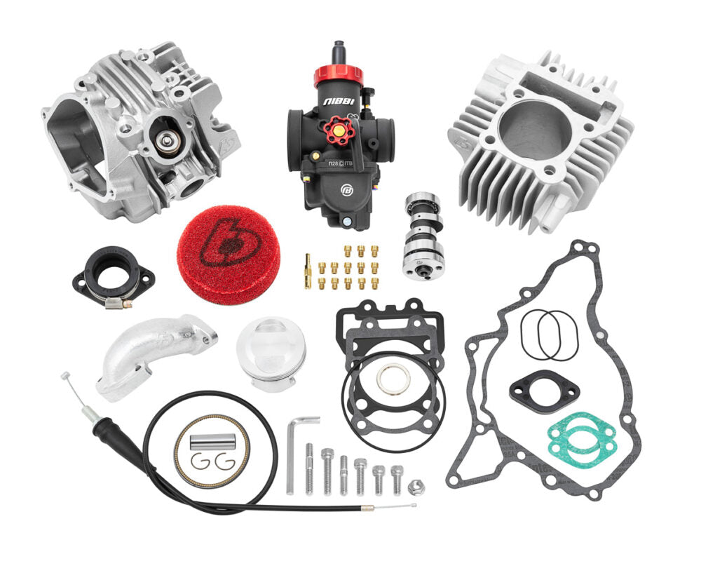 Trail Bikes 165cc Race Head V2 Big Bore Kit and 28mm Carburetor Performance Kit for KLX110