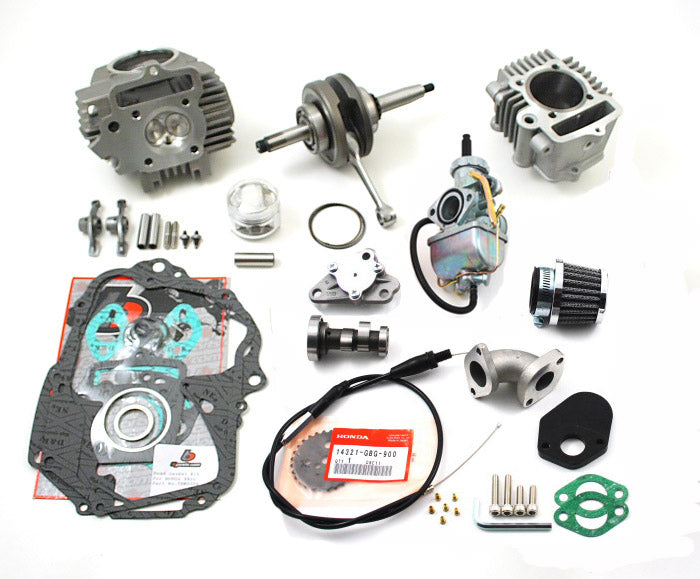 TB 108cc Big Bore Kit, V1 Race Head, & 24mm Carb Kit – Honda 50cc & 70cc Various Models