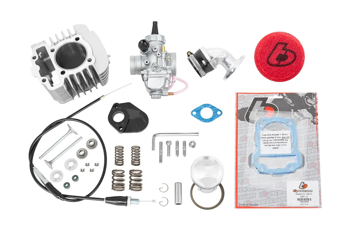 TB CRF110 132cc 55mm Big Bore with Big Valve Kit and Carb Kit