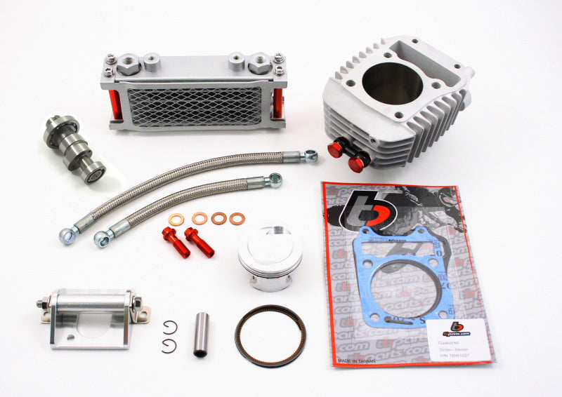 TB 186cc Grom Big Bore Kit, Oil Cooler Kit & Performance Camshaft