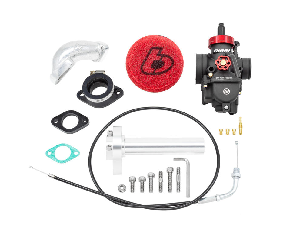 TB Race Head Carb Kit, Nibbi PE26, 1/4 Turn Throttle – KLX110