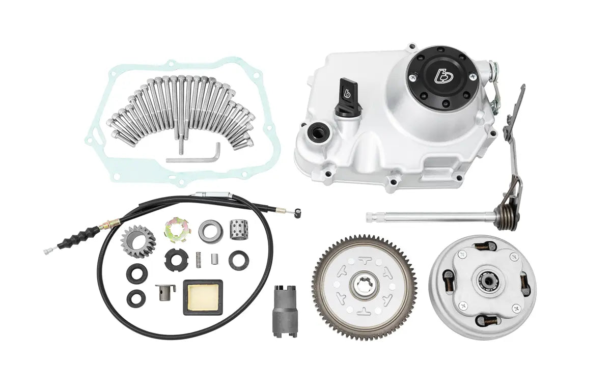 TB Manual Clutch Kit & Black Billets – 88+ model