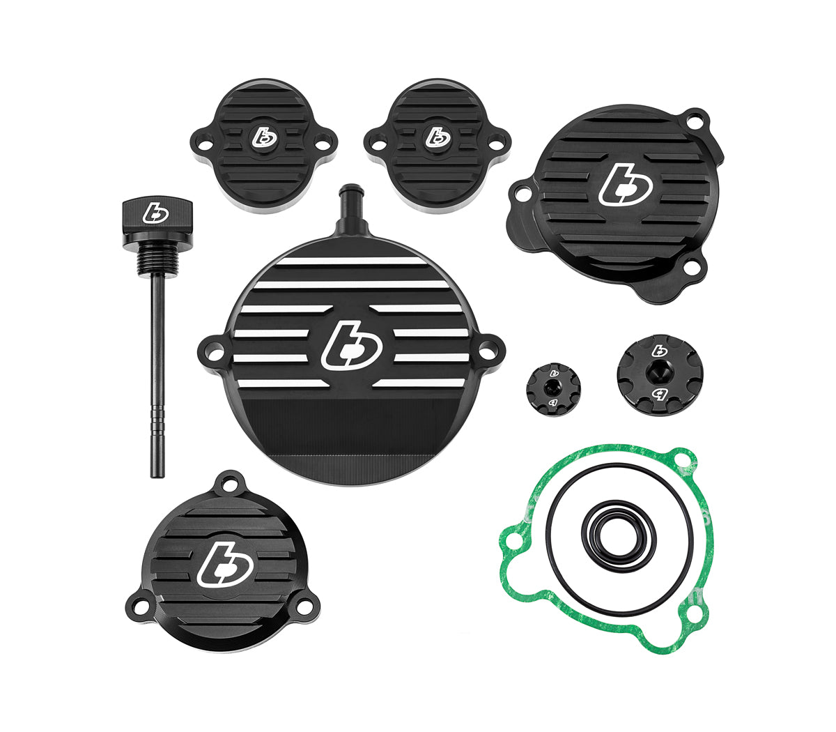 TB Billet Dress Up Kit – KLX140_Black