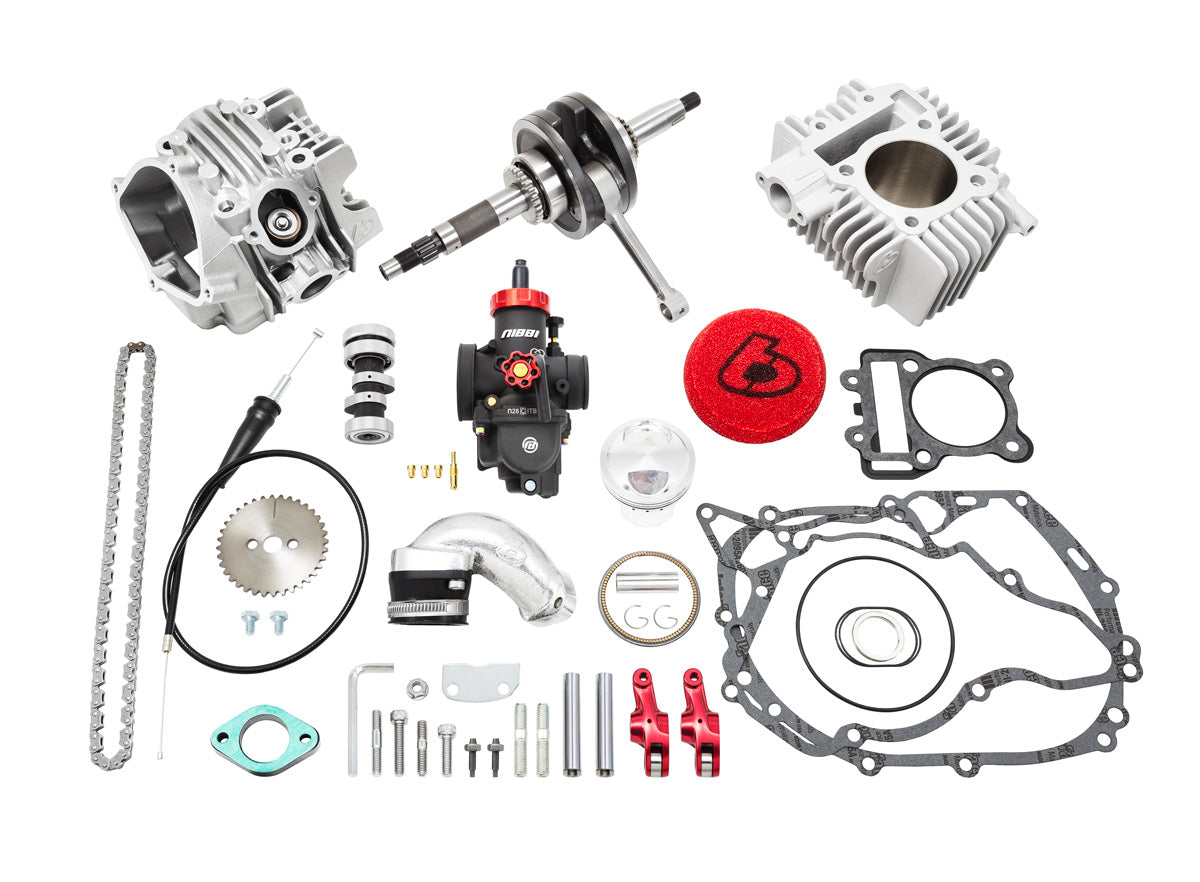 TBparts V2-1 Forged, 155cc Big Bore Stroker Kit, Nibbi PE28 – KLX110