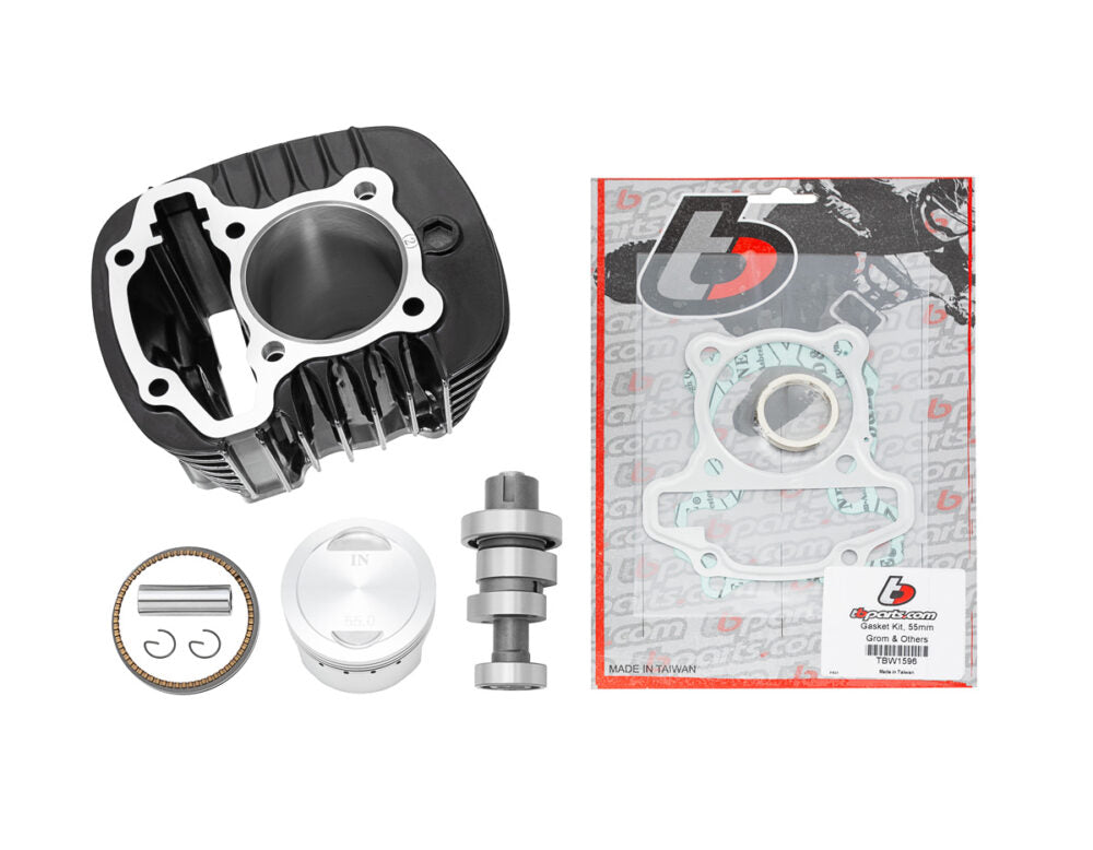 TB 149cc Big Bore Kit, 55mm Forged Piston, & Cam – 2022+ Grom/Monkey12