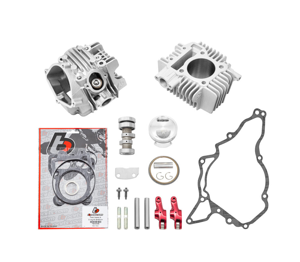 TB 143cc Big Bore Kit, Stg 1 Race Head V2 – KLX110 02-09