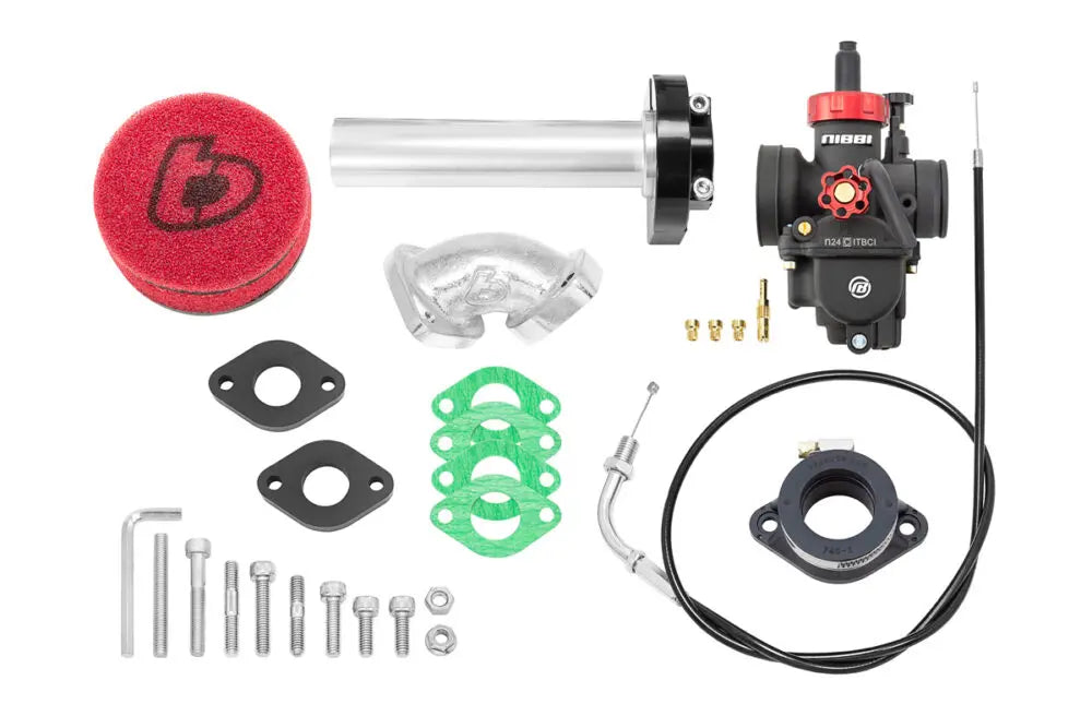 TB Carb kit, Nibbi 24, Billet Throttle – TTR110