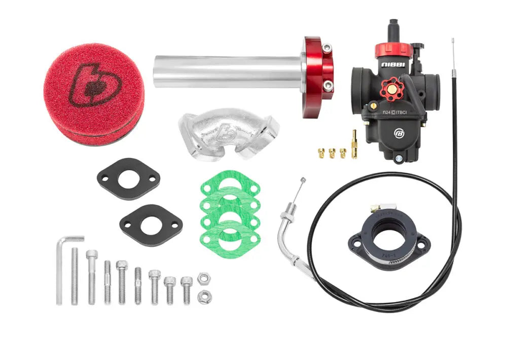 TB Carb kit, Nibbi 24, Billet Throttle – TTR110