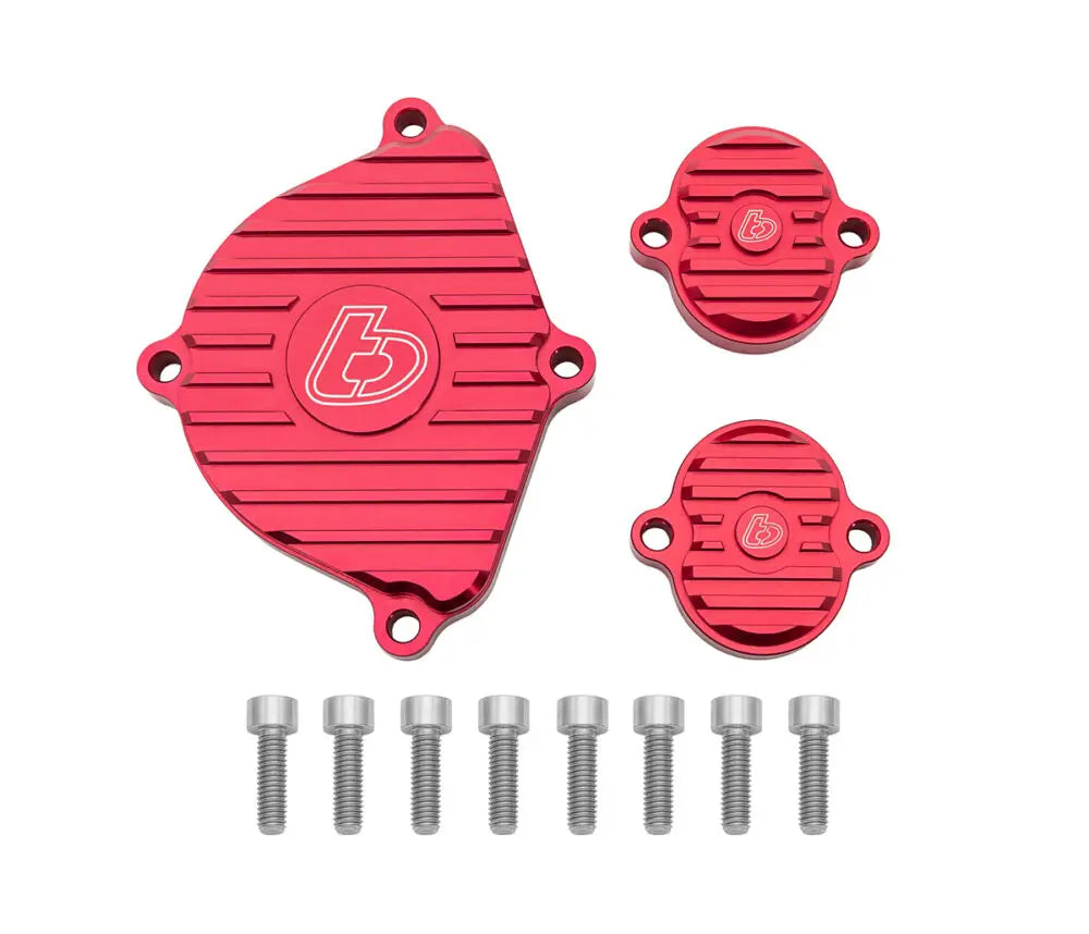TB Billet head covers, w/TI hardware – KLX110/Z125