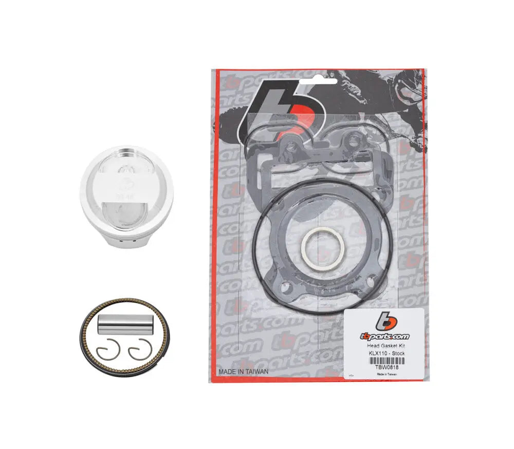 TB 53.5mm piston & gasket kit, Forged & High Compression – KLX110