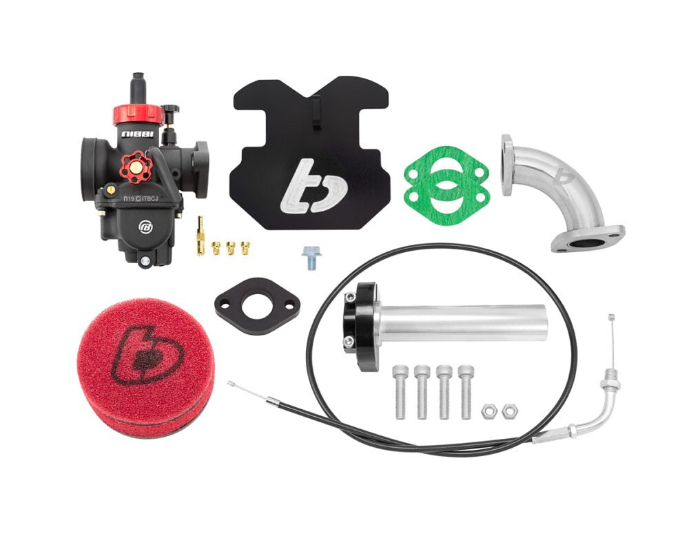 Carb Kit, Nibbi 19 & Black Billet throttle – TTR110