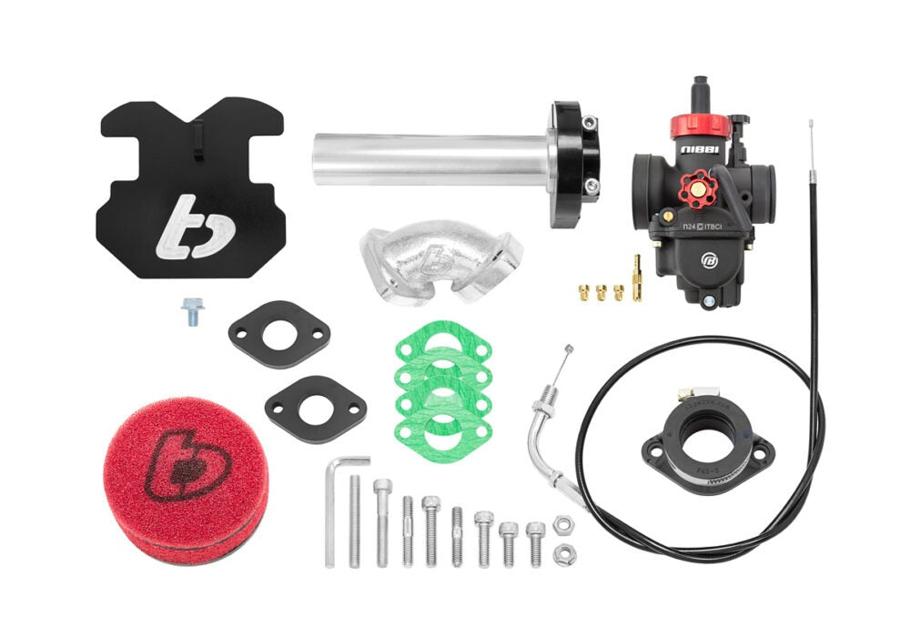 TB Carb kit, Nibbi 24, Billet Throttle – TTR110