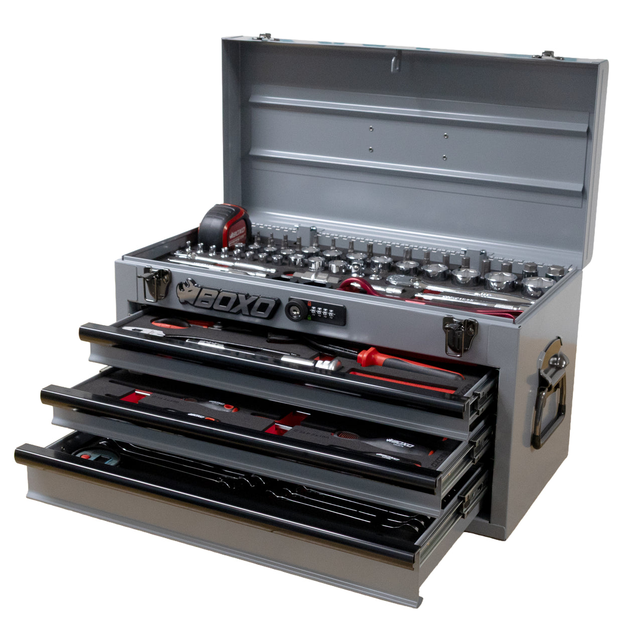 BoxoUSA 103-Piece Metric Moto Toolbox | Track & Trail Ready