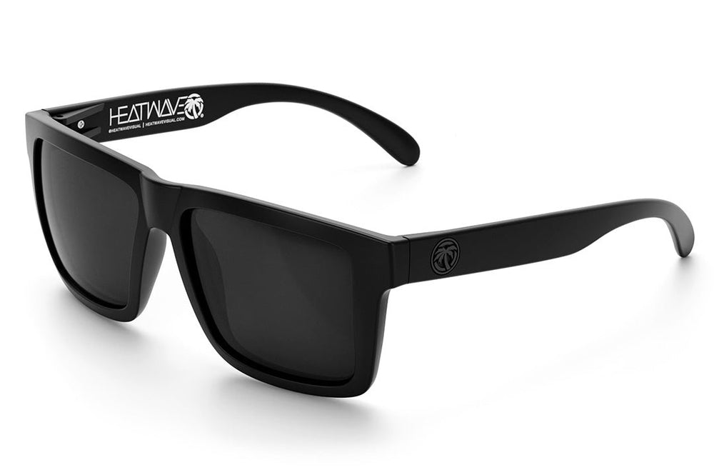 XL VISE Z87 Sunglasses Black Frame: Black Lens