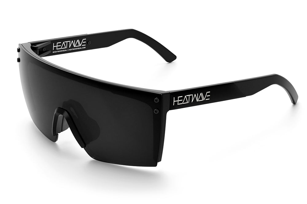 Lazer Face Sunglasses: Black Metal Custom